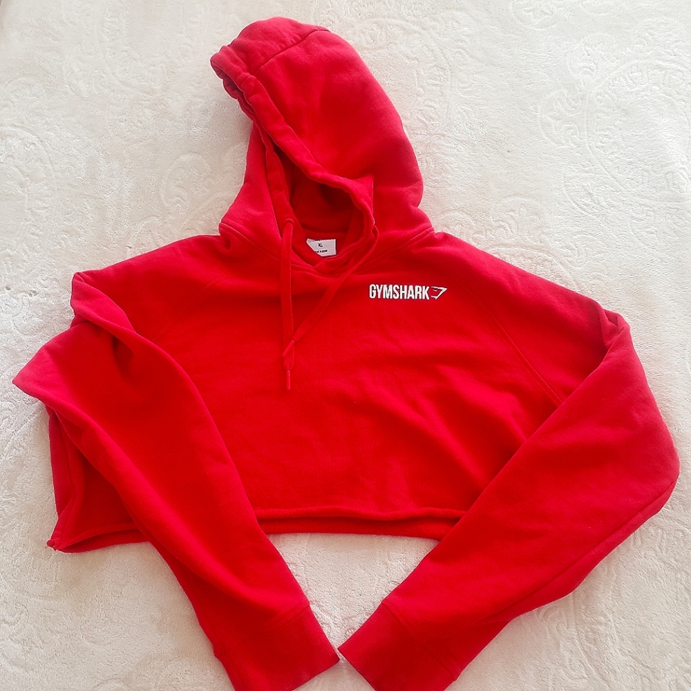 GYMSHARK custom cropped hoodie sweatshirt super soft XL